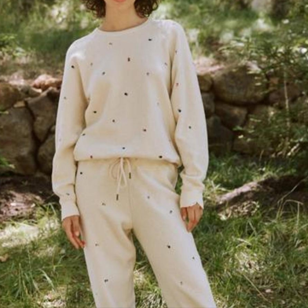 The Great Sherpa College Sweatshirt in Ditsy Floral